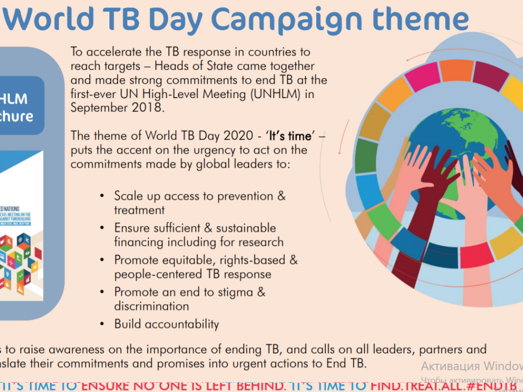 ВИХОВНИЙ ЗАХІД "TUBERCULOSIS: IT’S TIME TO END"