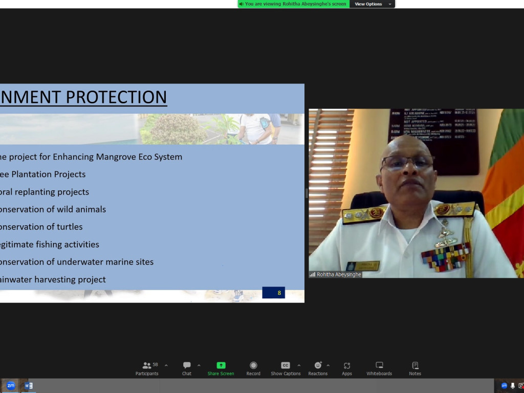 Онлайн лекція "Green Orientation of Sri Lanka Navy"