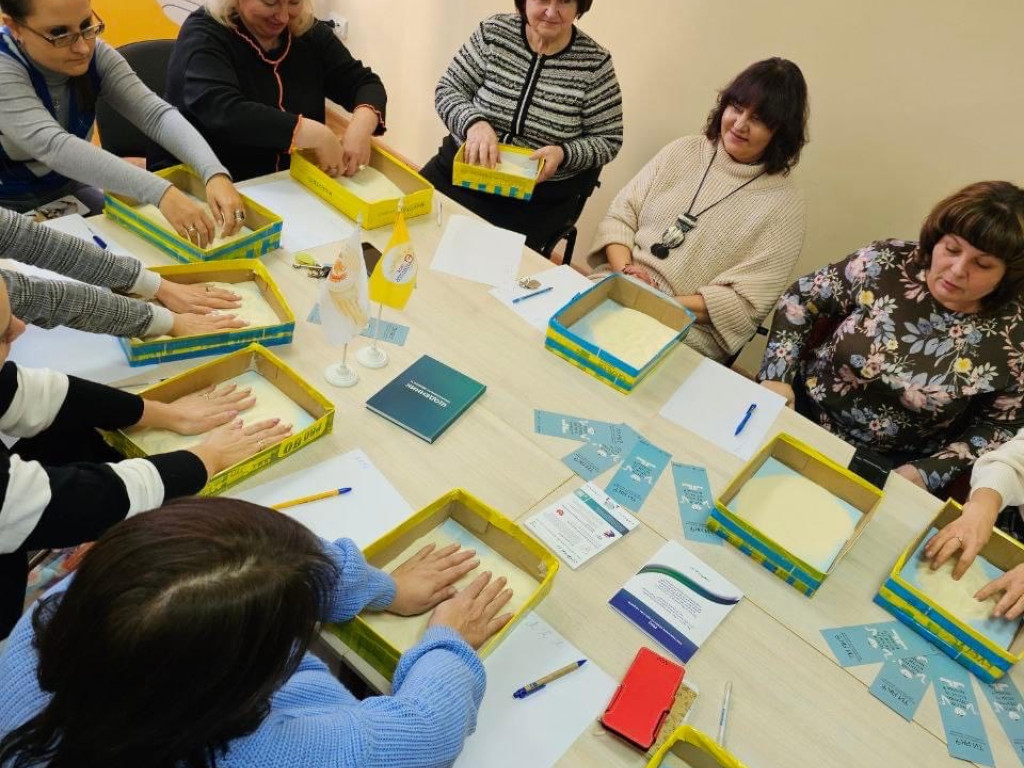 Презентація Всеукраїнської програми ментального здоров’я «Ти як?» та проведення арт-терапії методом спонтанного малювання манкою