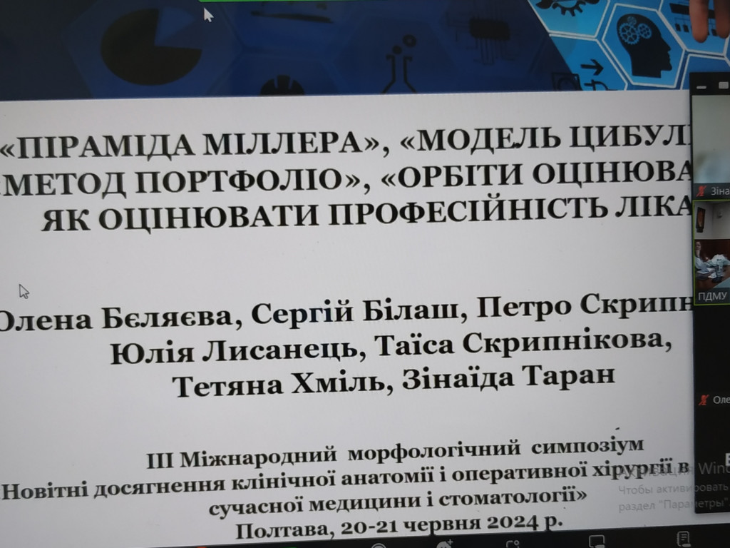 Міжкафедральне співробітництво в дії: участь філологів, морфологів і стоматологів у роботі ІІІ Міжнародного морфологічного симпозіуму