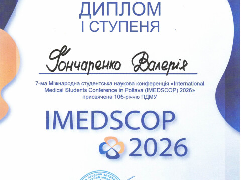 Склад студентської наукової групи 2024-2025